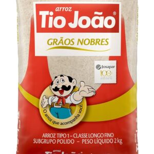 Tio João – Arroz 100% Grãos Nobres – 2kg